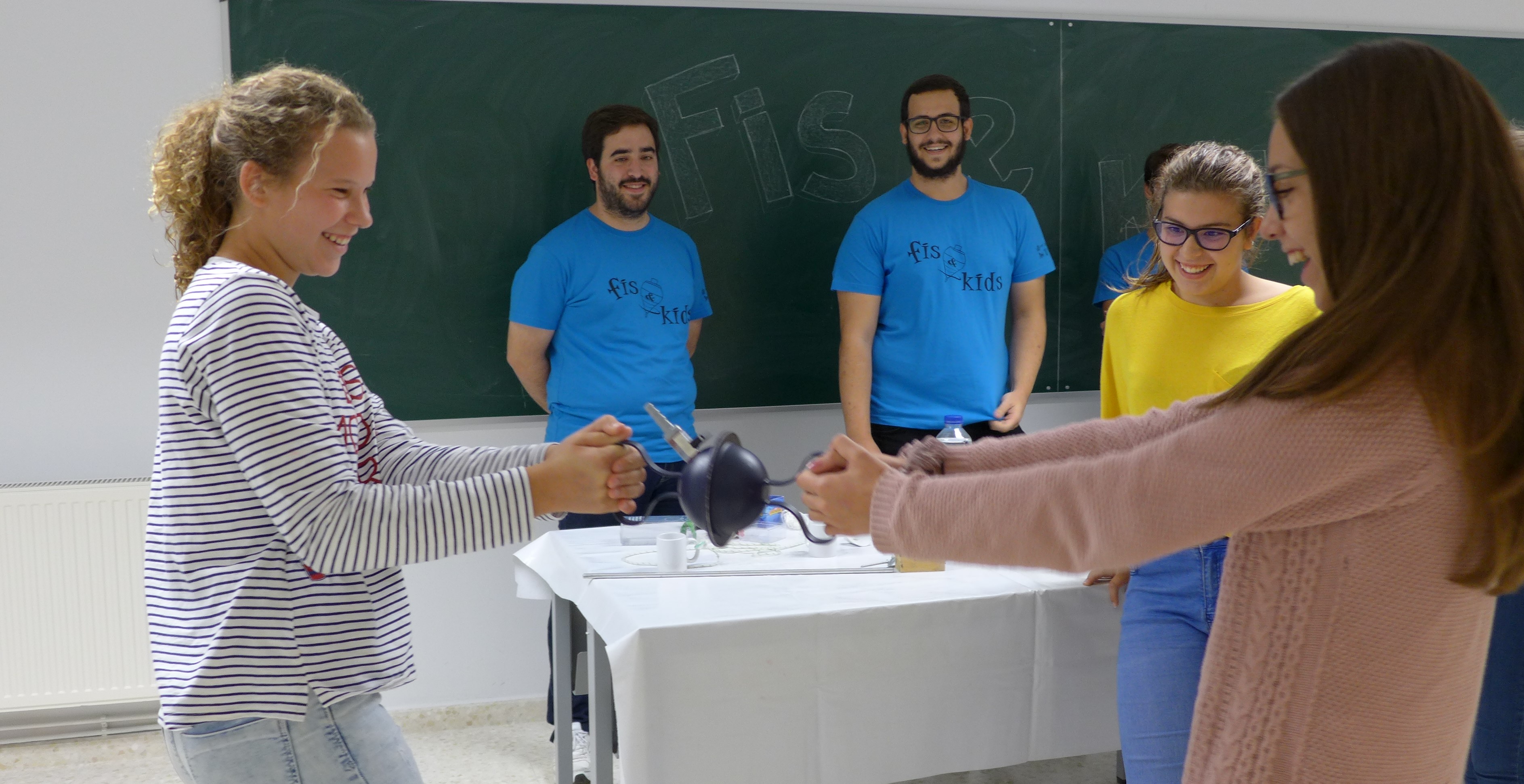 Sesión de la Semana de la Ciencia 2017 para el Colegio San Francisco Javier, de Fuente de Cantos