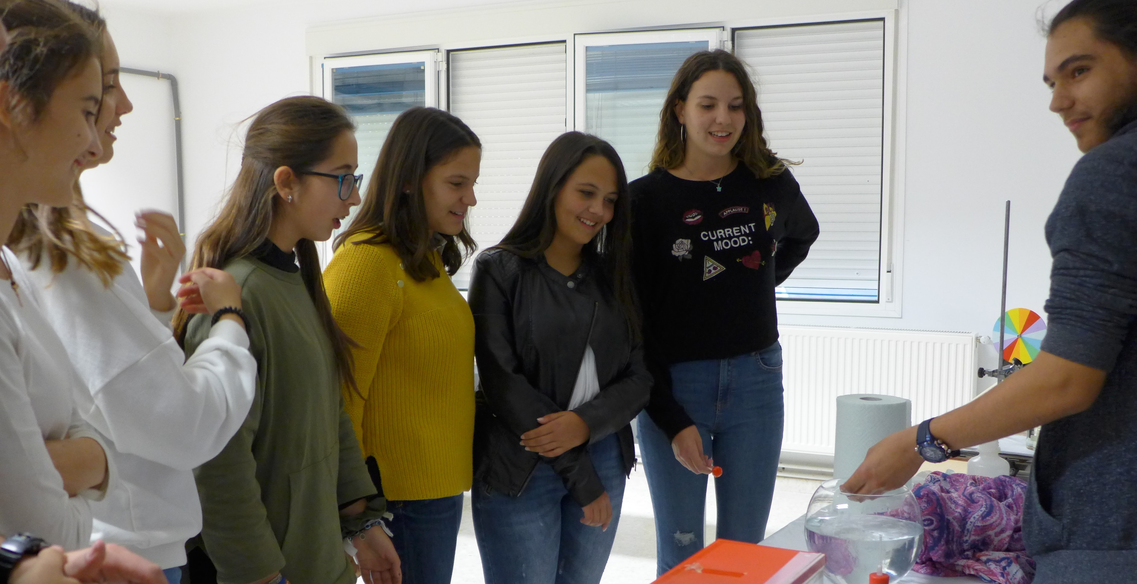 Sesión de la Semana de la Ciencia 2017 para el Colegio San Francisco Javier, de Fuente de Cantos